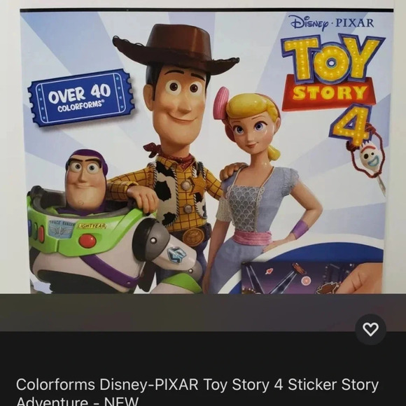 🆕 Colorforms Toy Story 4 Sticker Story Adventure - Picture 6 of 6